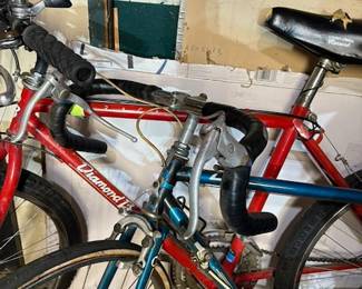 Bikes close up