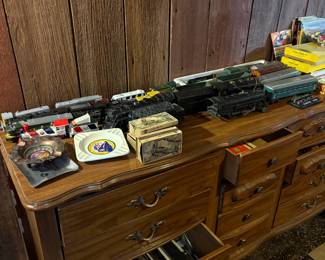 you guessed, trains (HO) and Lionel