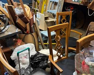 chairs, ladders