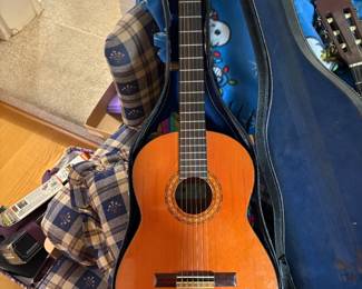 Epiphone Spanish guitar with case