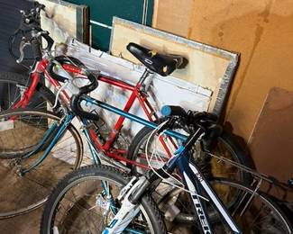 Bikes- trek 820, Diamond Back and Peugot
