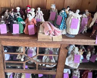 Tiny miniature China heads dolls antique