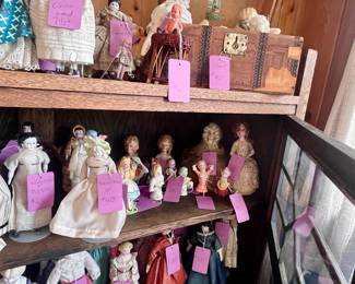 Antique China heads