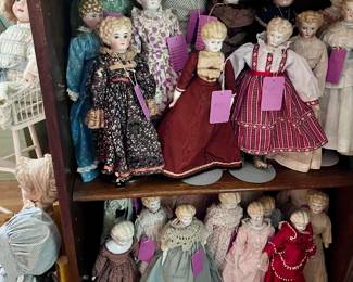 Antique China heads