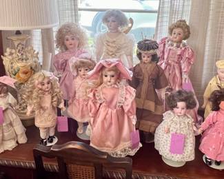Assorted Reproduction dolls