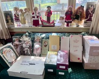Collectible porcelain dolls