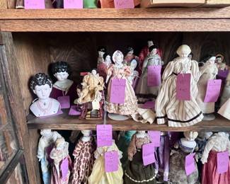 Antique China heads