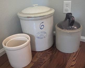d stoneware crocks