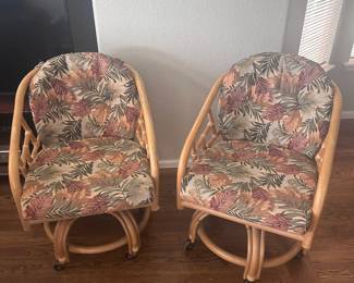 F Vintage Swivel Chairs