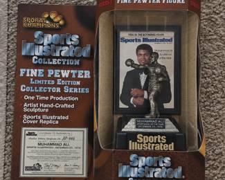 c Muhammad Ali Peweter Collectable