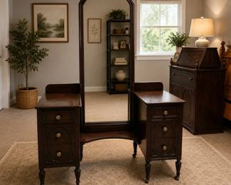 f antique vanity