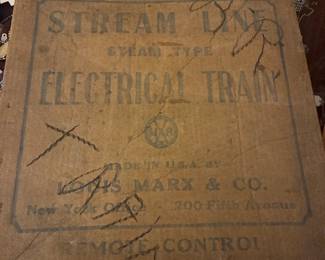 Marx 1950's O gauge train set