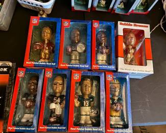 NFL bobbleheads all HOF's