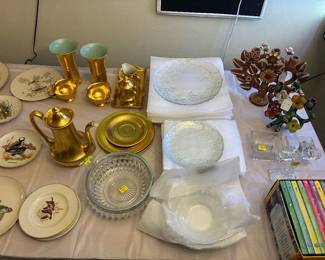 Gold plated Pickard China set from 1950's