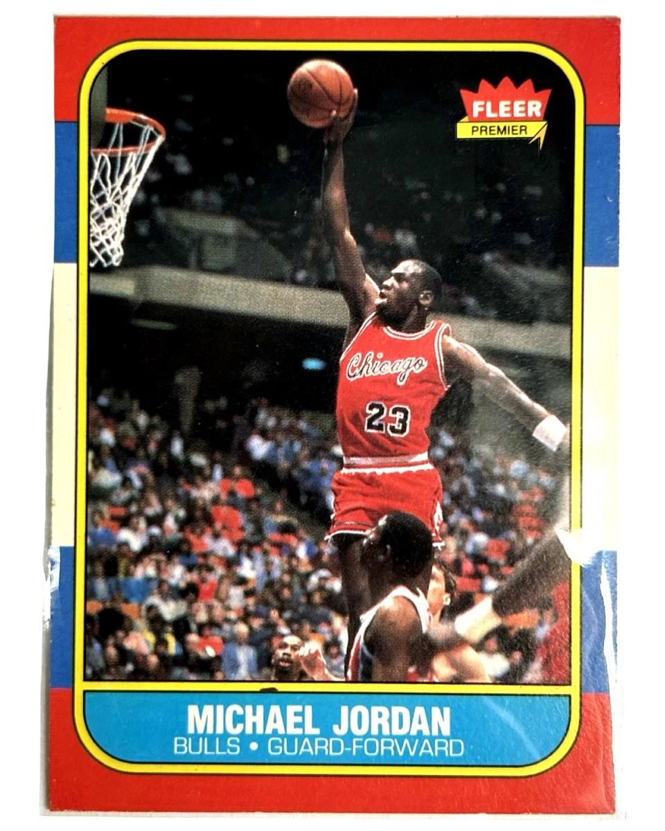 1986 Fleer Michael Jordan #57 Rookie Card
