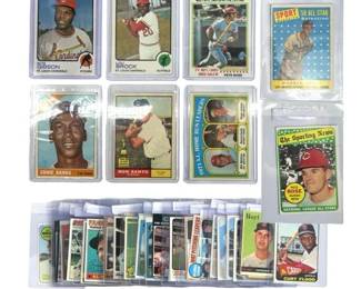 Large Vintage Baseball HOF & Star Card Collection