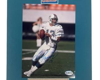 Dan Marino Signed Action Photo w/COA