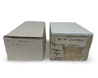 (2) 1990-91 Skybox Basketball Sets w/Jordans