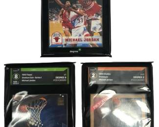 Michael Jordan Graded Basketball 3 Card Lot