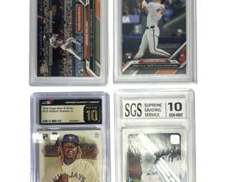 4pc Graded Holliday Guerrero Judge Card Set