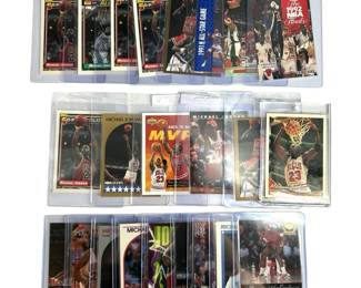 23pc Michael Jordan Basketball Card Collection