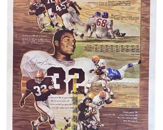 Gary Thomas Legend Series #1 Jim Brown Print