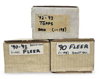 (3) Boxes Vintage 90’s Fleer/Topps Basketball Card