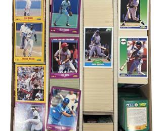 Large Box Vintage Score Baseball Card Sets