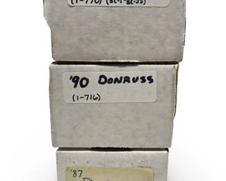 (3) Boxes Vintage 1990’s Donruss Baseball Card