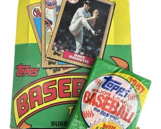 1987 Topps Baseball Wax Box