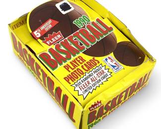 1990 Fleer Basketball Box of Unopened Wax Packs