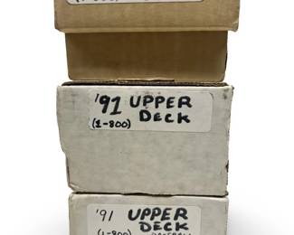 (3) Boxes 1990’s Upper Deck Baseball Sets
