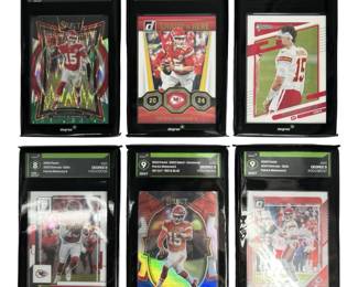 Patrick Mahomes Degree Graded 6 Card Lot
