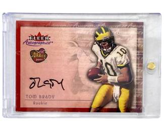 2000 Fleer Tom Brady Rookie Autograph