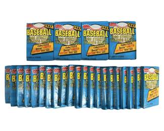 25pc. 1987 Fleer Baseball Unopened Wax Pack Lot