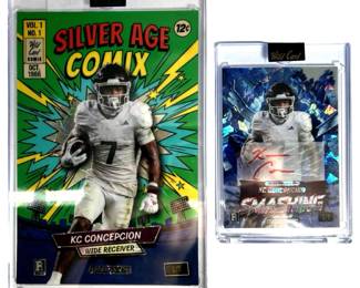 2pc. Autographed KC Concepcion Wild Cards 1/1 Lot
