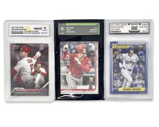2019-25 Shohei Ohtani Graded 3-Card Lot