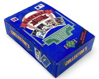 1989 Upper Deck High Number Baseball Pack Box