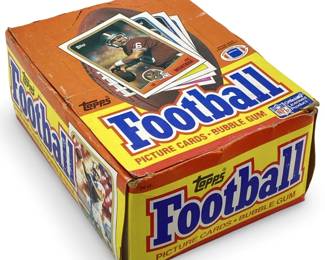 1988 Topps Football Wax Box with Packs