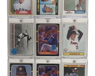 Assorted Vintage Baseball Trading Cards w/Rookies