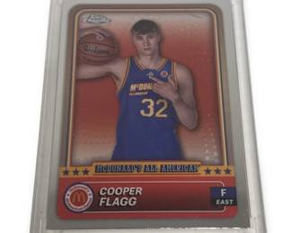 (7) Assorted Cooper Flagg Rookie Basketball Cards