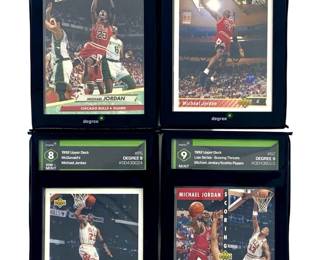 1992 Michael Jordan Graded 4 Card Lot