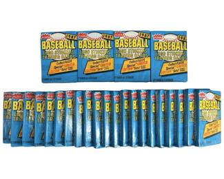 25pc. 1987 Fleer Baseball Unopened Wax Pack Lot
