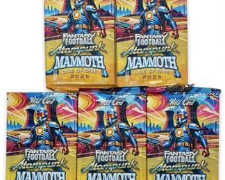 5pc 2026 Wild Card Atompunk Mammoth 1/1 Packs