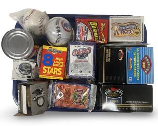 Baseball Wax Packs/Signed Baseballs/Mickey Mantle