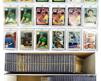 Vintage Assorted Baseball Star Card Collection