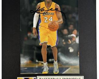 Kobe Bryant Autographed Lakers Photo w/ COA