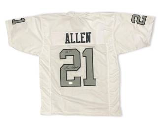 Marcus Allen Signed Raiders #21 Jersey BAS
