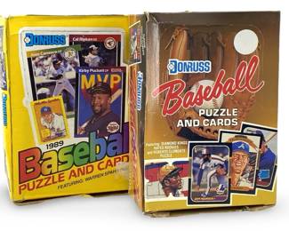 1987 & 1989 Donruss Baseball Wax Boxes