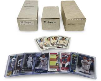 (3) Boxes Vintage Donruss/Fleer Baseball Card Sets